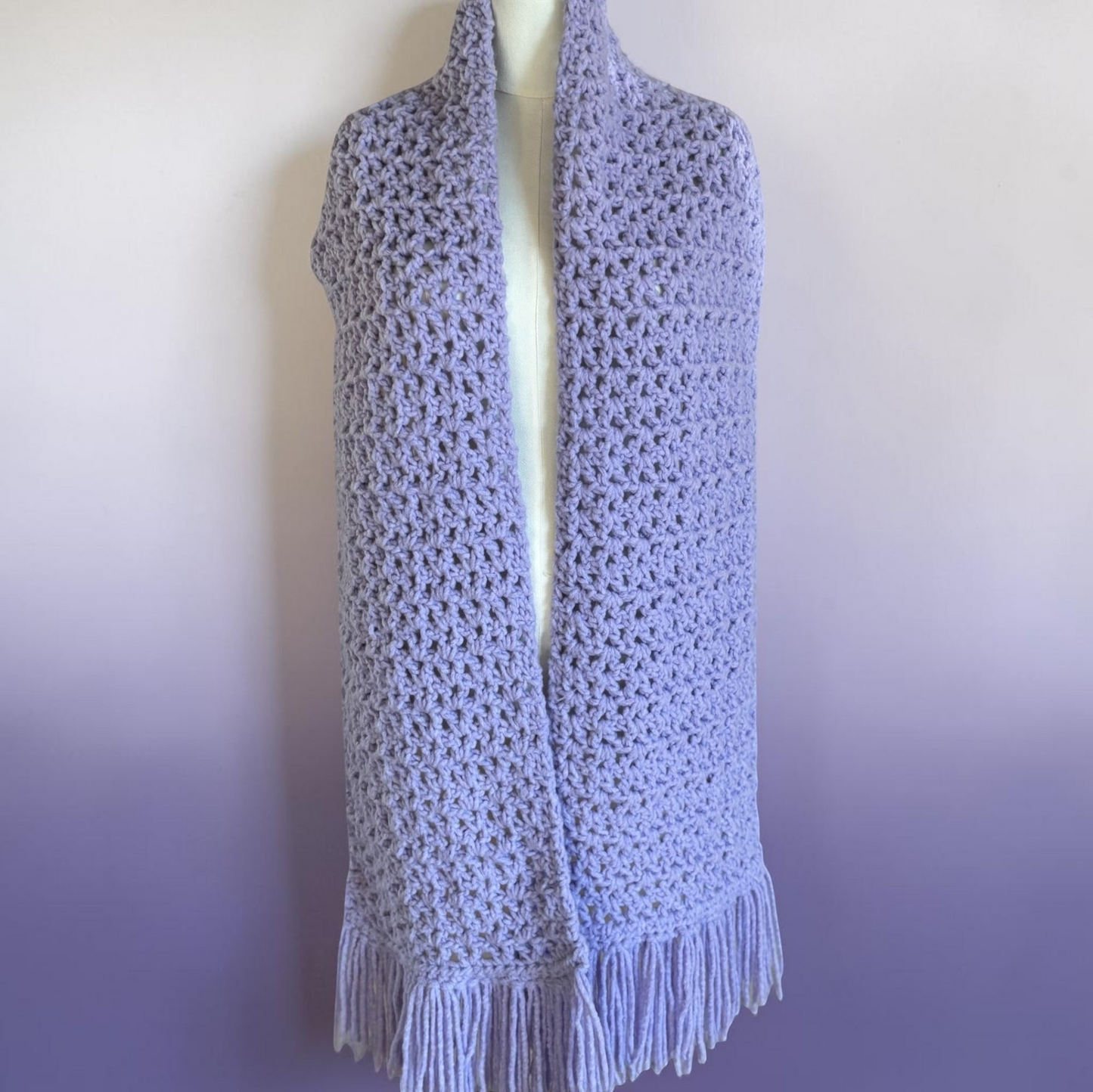 Jacaranda Forever Fleece Scarf