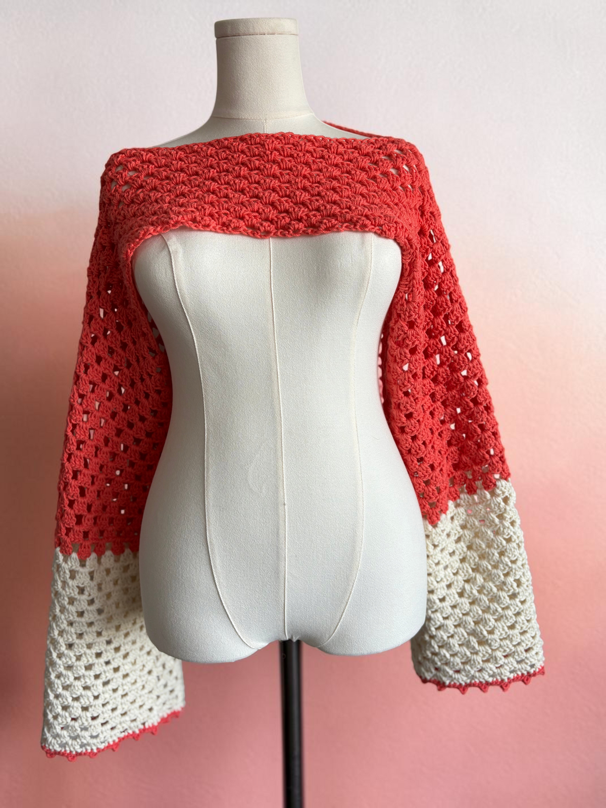 Golden Hour Dream Crochet Shrug