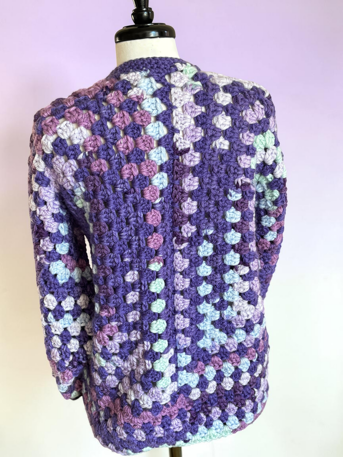 Hocus Crocus Granny Square Cardigan — Large