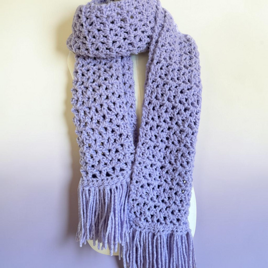 Jacaranda Forever Fleece Scarf