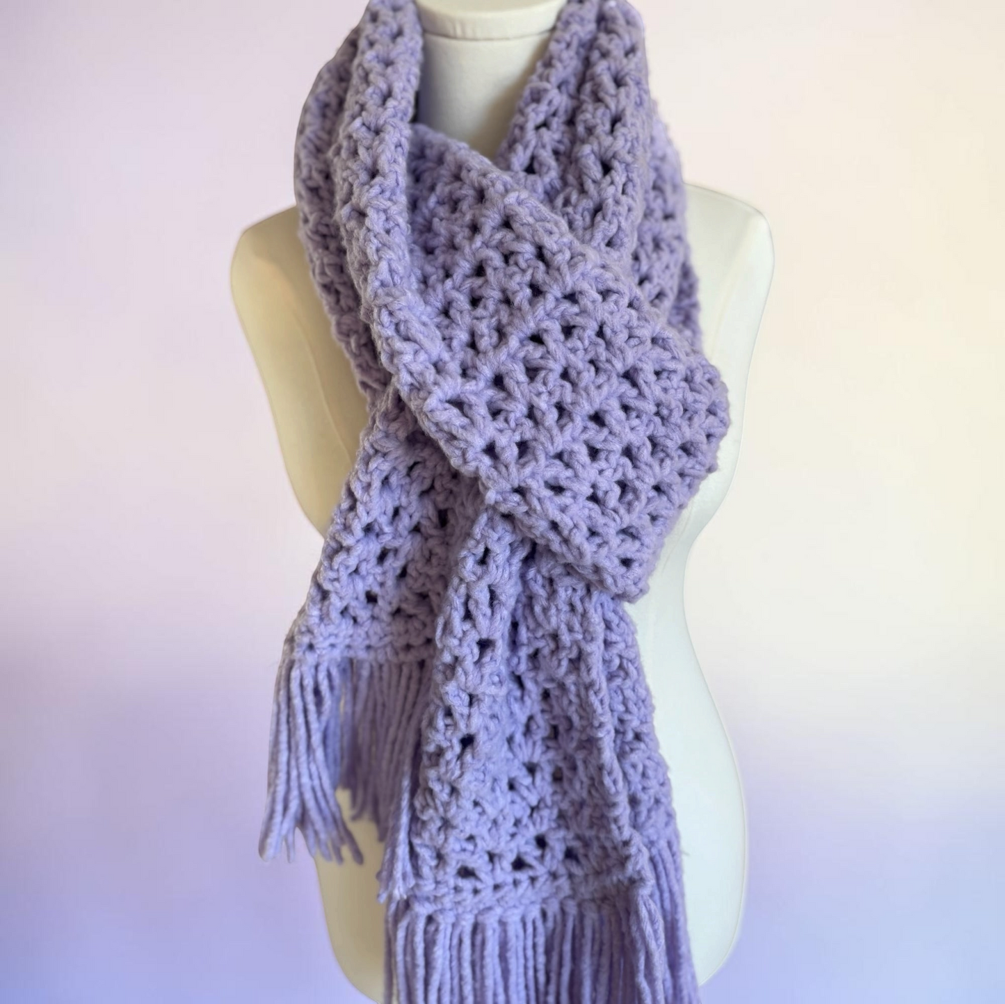 Jacaranda Forever Fleece Scarf