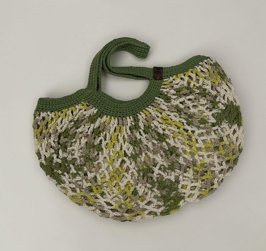 Avocado Crochet Market Mesh Bag